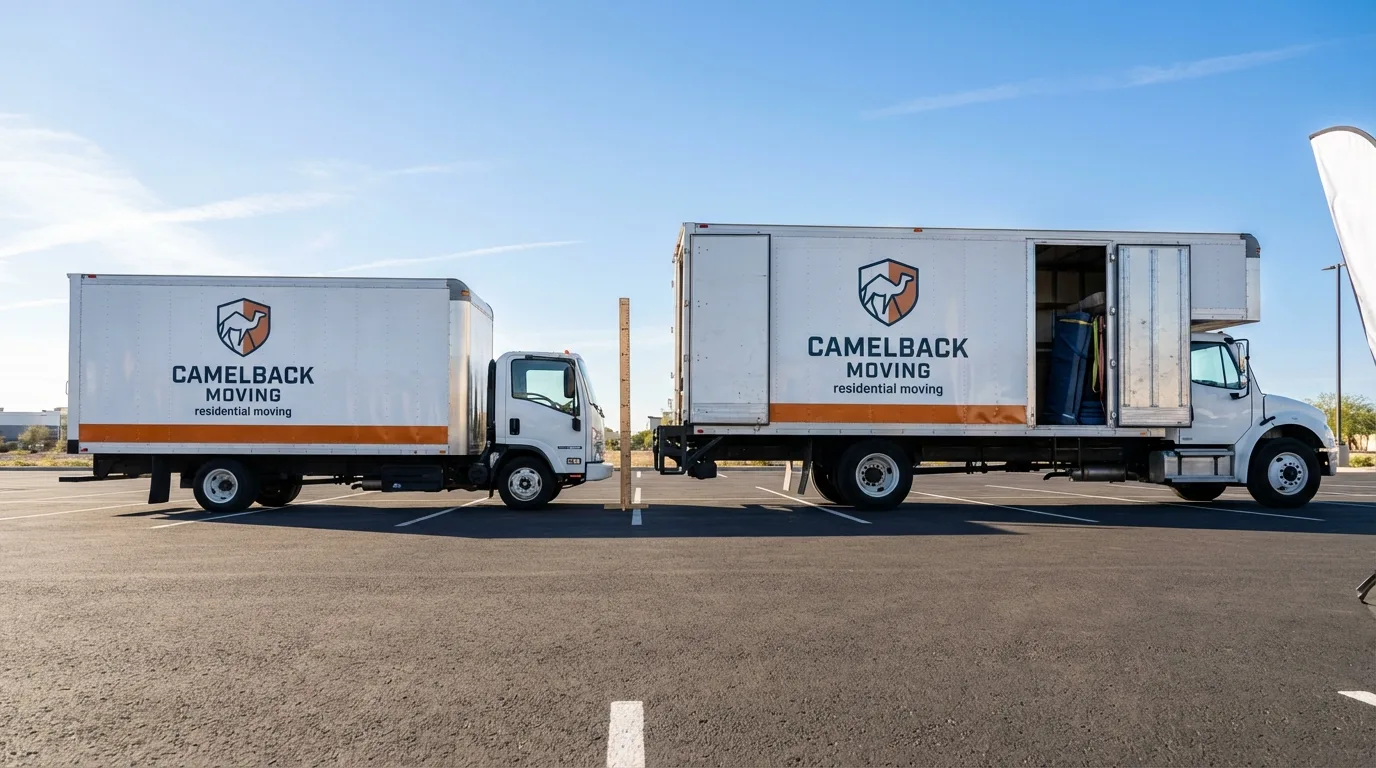Moving truck size capacity guide in Rancho Santa Margarita